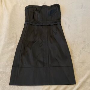 Juicy black Sateen Exp Seam Dress Sz 2